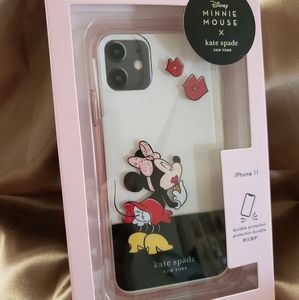 Clear Kate Spade Minnie Mouse iPhone 11 case